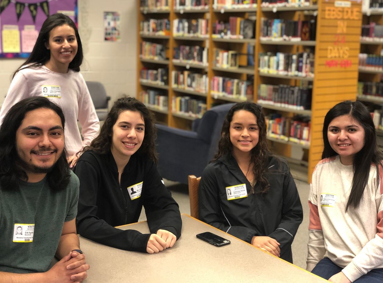 students smiling