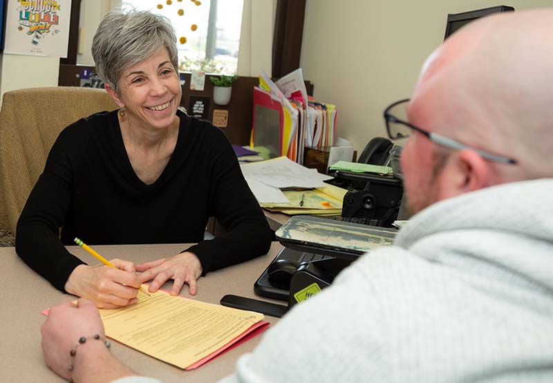 CAN coordinator meets student