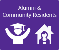 Alumni and Community button icon