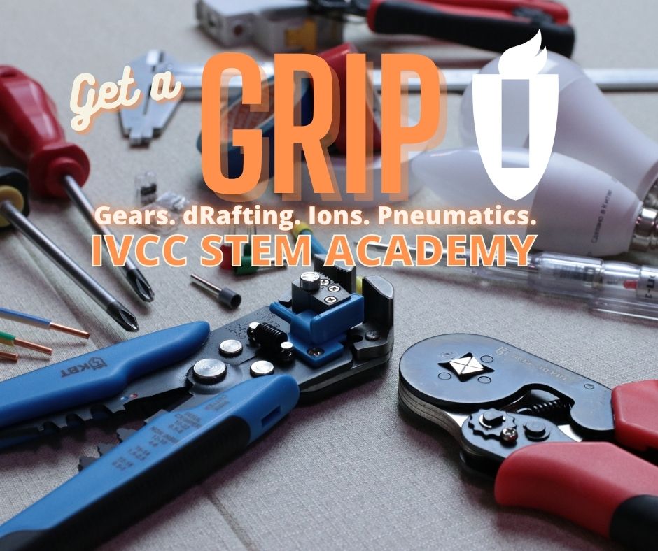 GRIP Stem Academy for Teens. Image with tools.