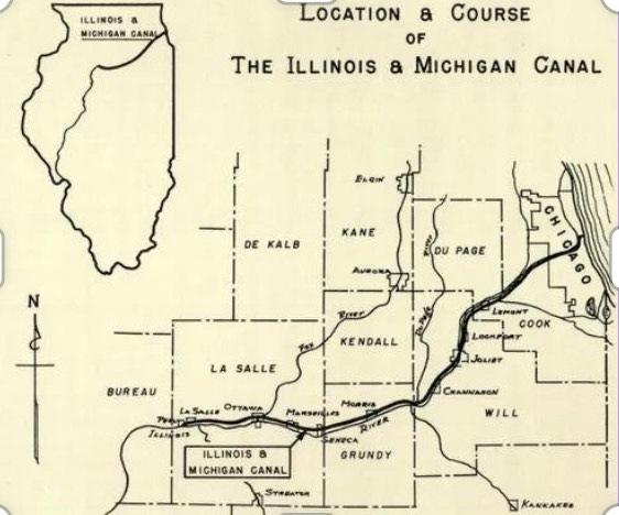 I and M Canal Map