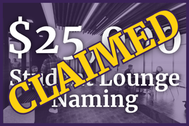 $25,000 or Greater for Student Lounge Naming