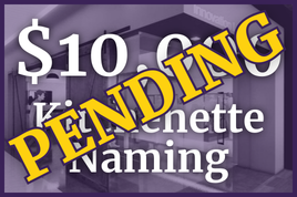 $10,000 or Greater for Kitchenette Naming